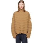 MM6 Maison Margiela Beige Wool Turtleneck