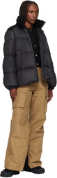 Moncler Grenoble Tan Padded GORE-TEX Ski Pants