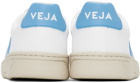VEJA White & Blue Urca CWL Sneakers