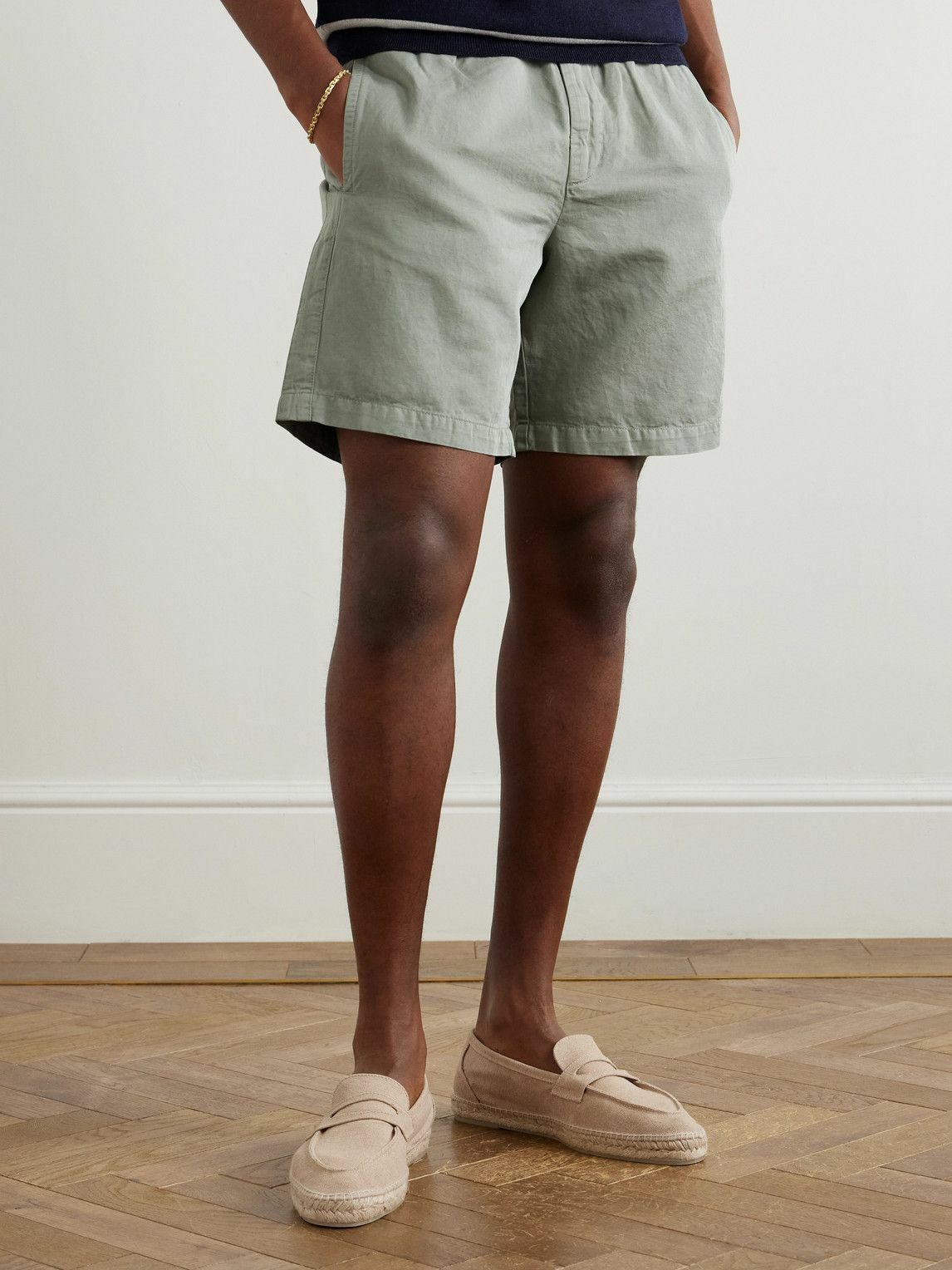 Castañer - Nacho Washed-Canvas Espadrilles - Neutrals