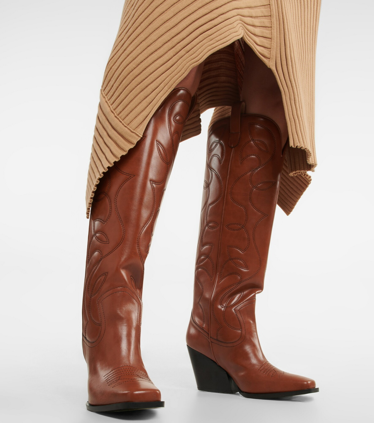 Stella McCartney - Faux leather cowboy boots Stella McCartney