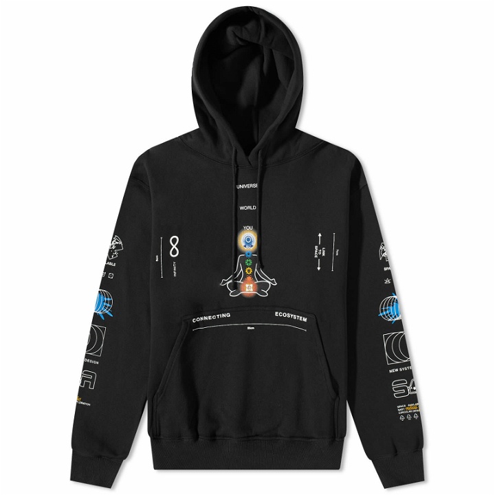 Photo: Space Available Men's Meditation Hoody in Black