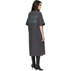 Fear of God ESSENTIALS Gray Long T-shirt Midi Dress