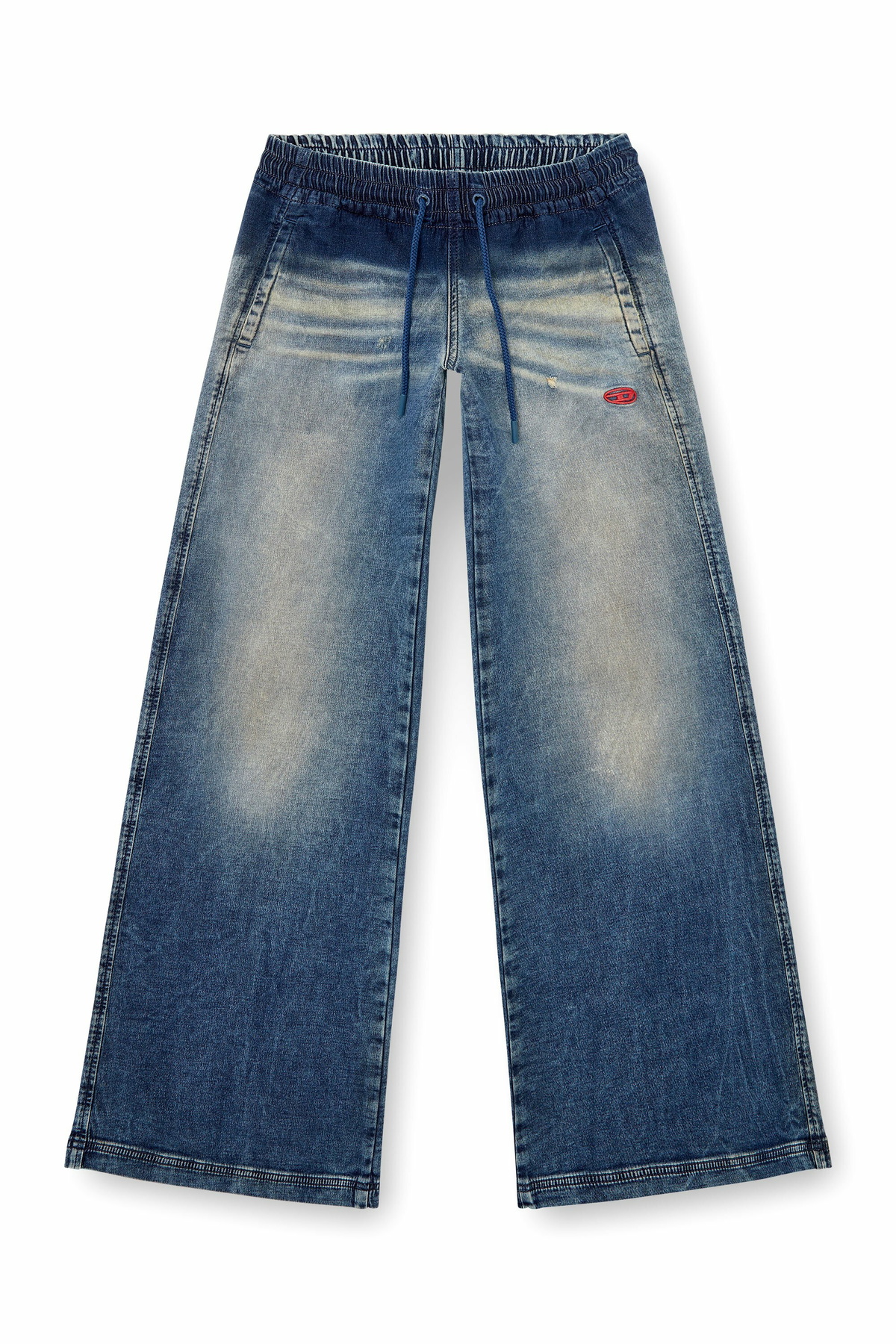 Diesel Relaxed 2078 D-Ainty Joggjeans - Jeans Womens in Blue Diesel