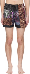 Dries Van Noten Multicolor Print Swim Shorts