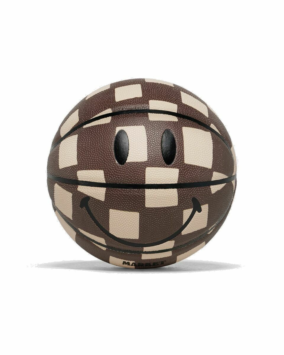 Photo: Market Smiley Chess Club Basketball Size 7 Brown - Mens - Sports Equipment