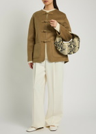 Rohe Mandarin Wool and Cashmere-blend Jacket Camel