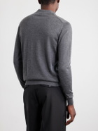 FEDELI - Sportman Cashmere and Silk-Blend Polo Shirt - Gray