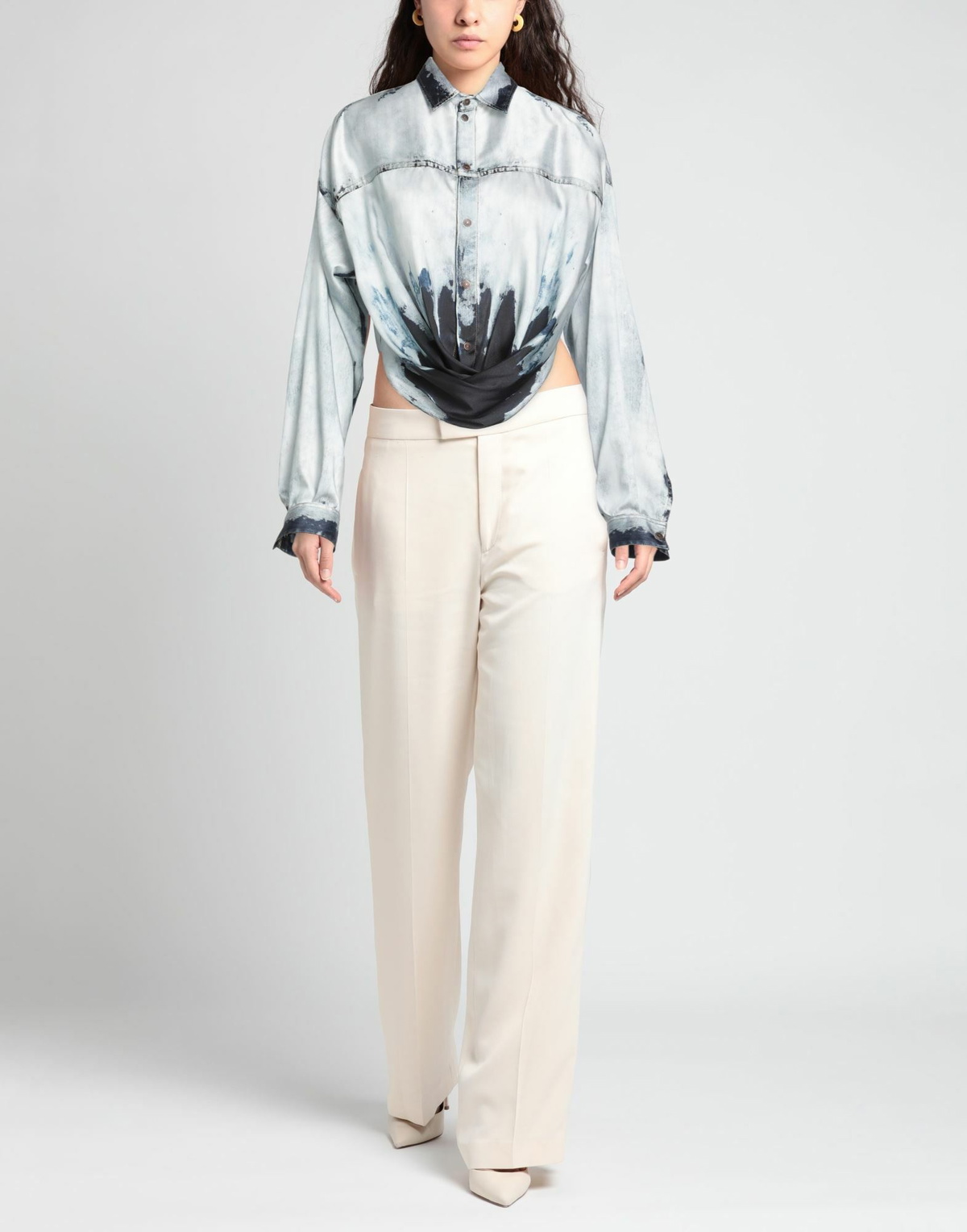 Diesel Womens Shirt Sky in Blue