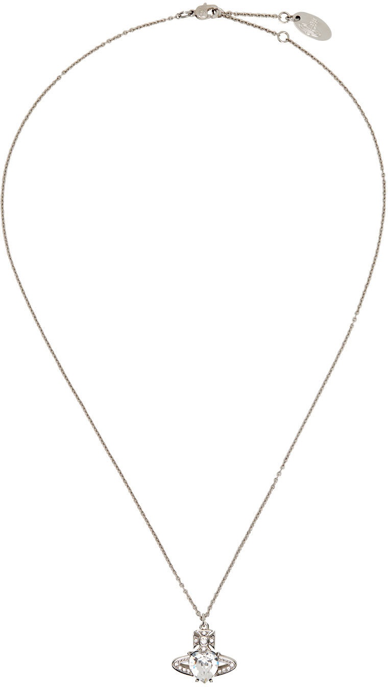 silver ariella pendant necklace