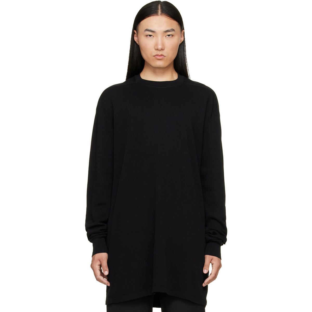 Rick Owens Black Tower Rick S Jumbo LS T-shirt