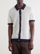 Onia - Crocheted Linen Shirt - Neutrals