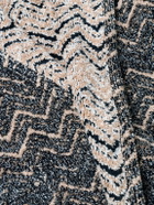 Missoni Home - Striped Cotton-Terry Jacquard Hooded Robe - Brown