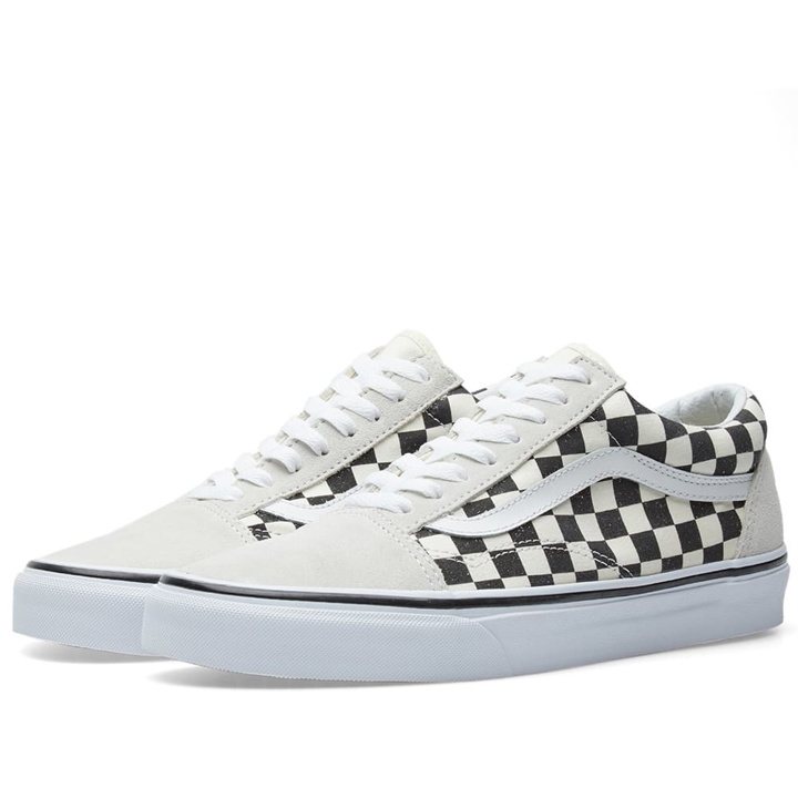 Photo: Vans Old Skool Checkerboard White