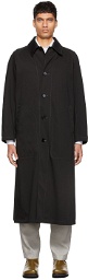 Lemaire Black Raincoat Coat
