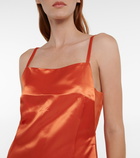 Loewe Satin midi dress