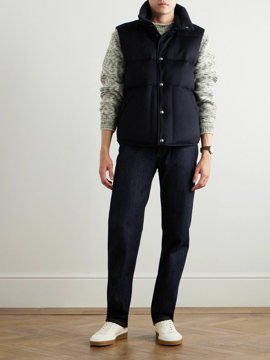 Loro Piana ネイビー ダウンベスト Loro Piana - Loro Piana(ロロピアーナ) ダウンベスト サイズXS メンズ