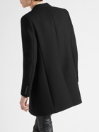 SAINT LAURENT - Slim-Fit Wool Coat - Black