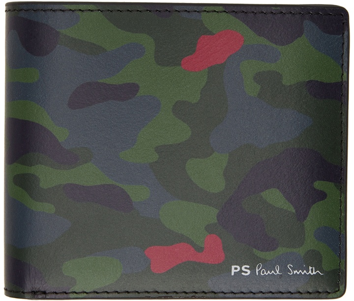 Photo: PS by Paul Smith Multicolor Camo Bifold Wallet