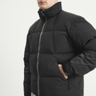 Goldwin Men's Dope Dyed Ripple Nylon Down Jacket in Deep Charcoal
