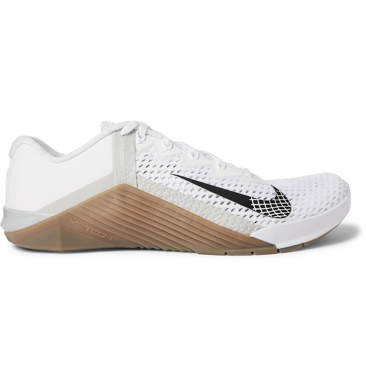 Photo: Nike Training - Metcon 6 Rubber-Trimmed Mesh Sneakers - White