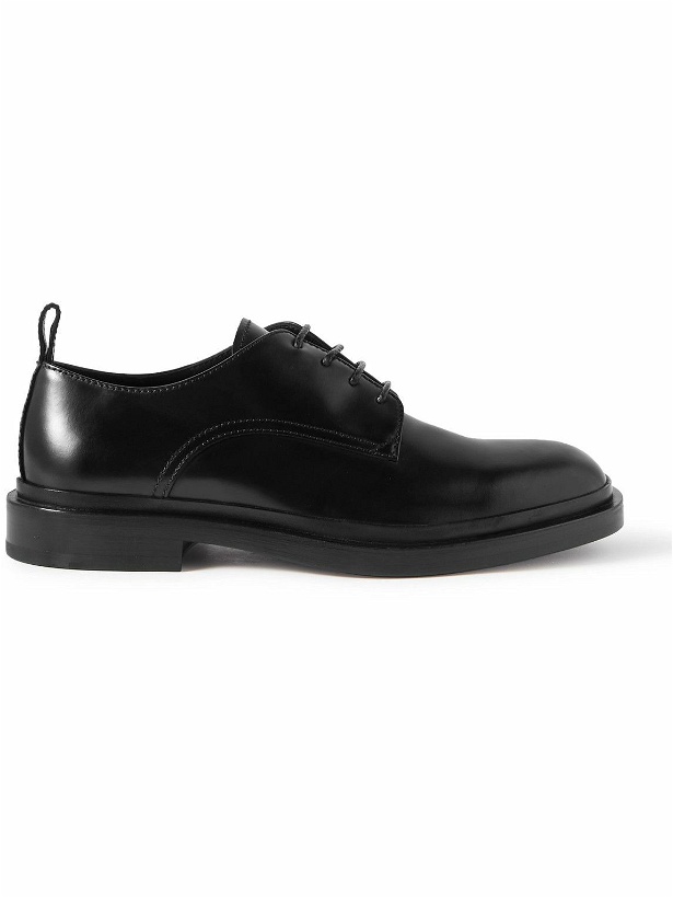 Photo: Officine Creative - Concrete Leather Derby Shoes - Black