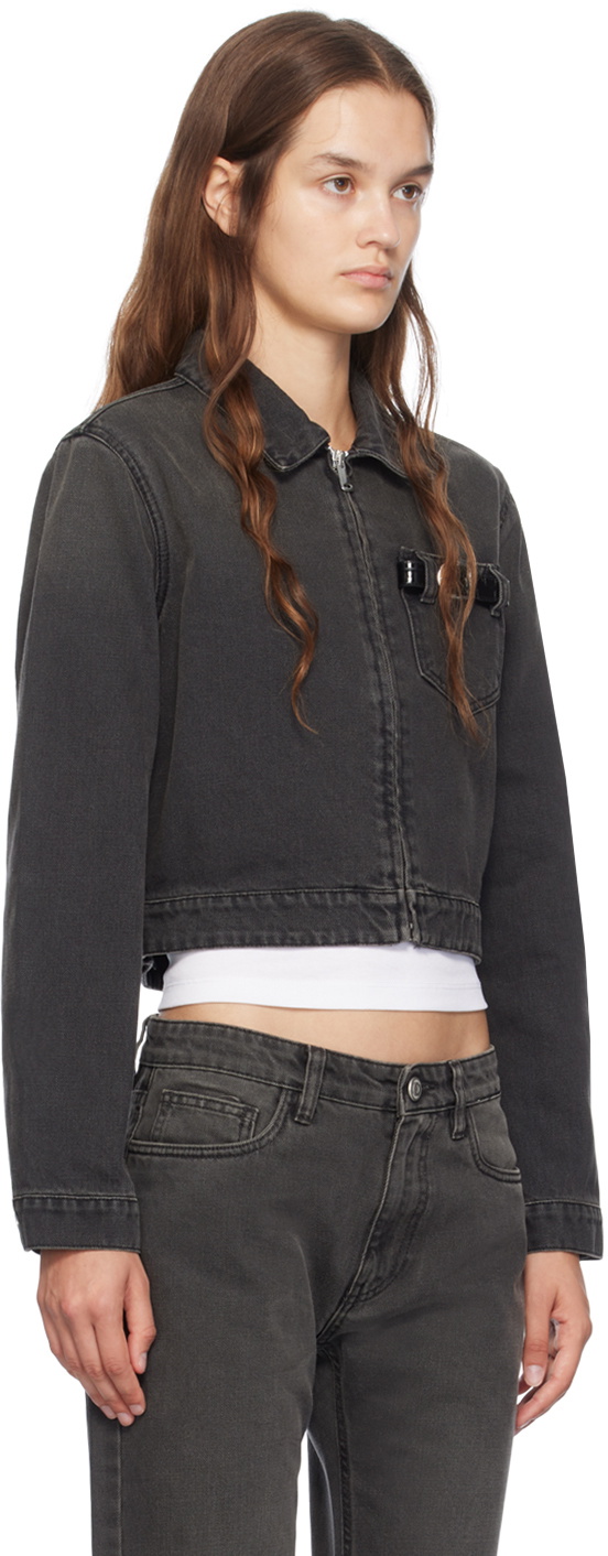 【関税込み】COPERNI HYBRID DENIM SHORT' JACKET Coperni Cropped Hybrid Denim Jacket - Fabric of Society