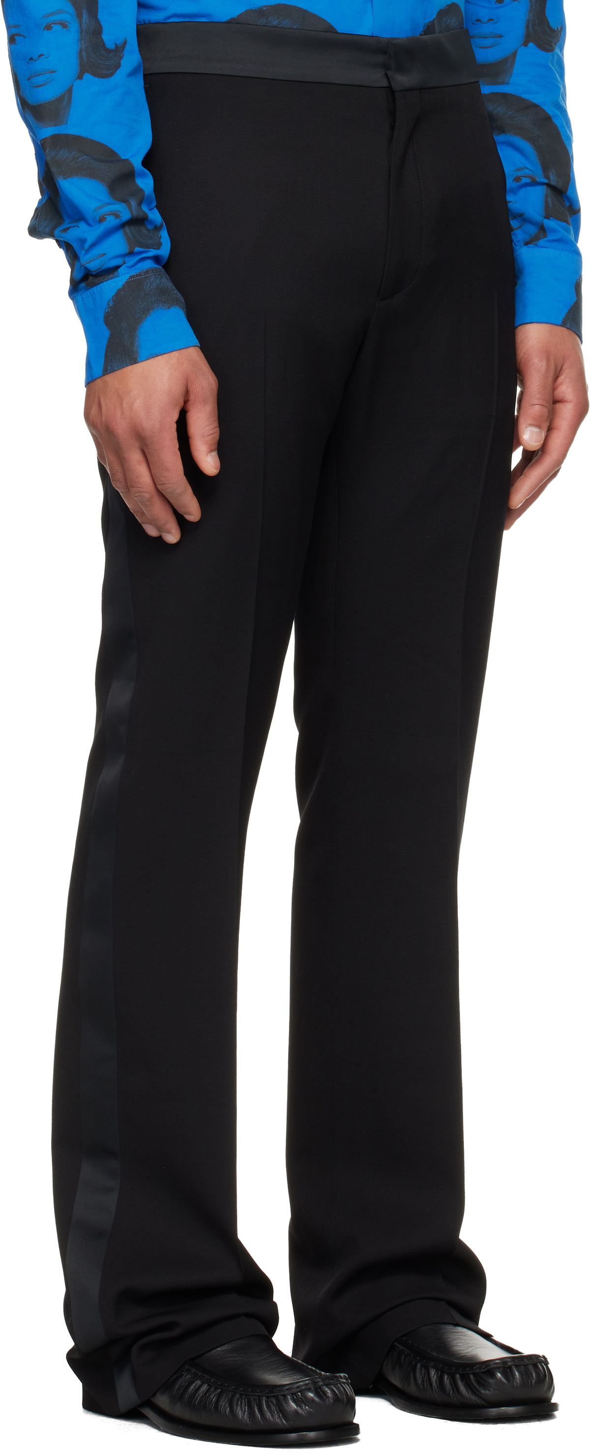Wales Bonner Black 'The Rise Tailored' Trousers