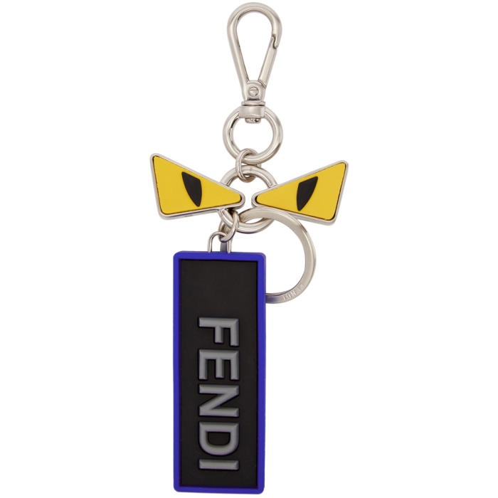 Photo: Fendi Multicolor Fendi Faces Love Keychain 