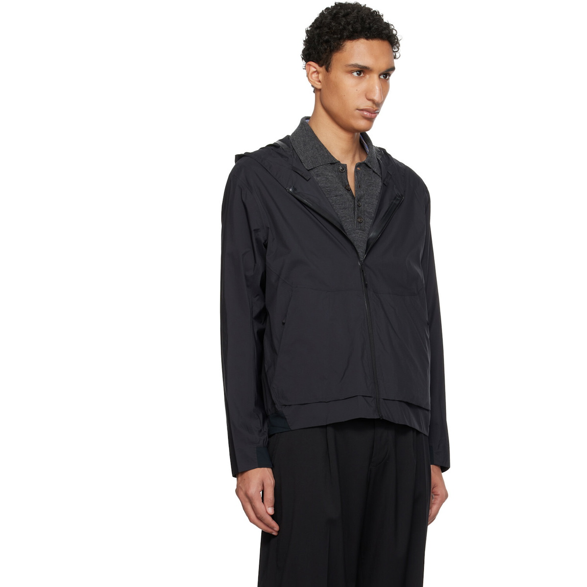 Veilance Black Demlo Hoody Jacket
