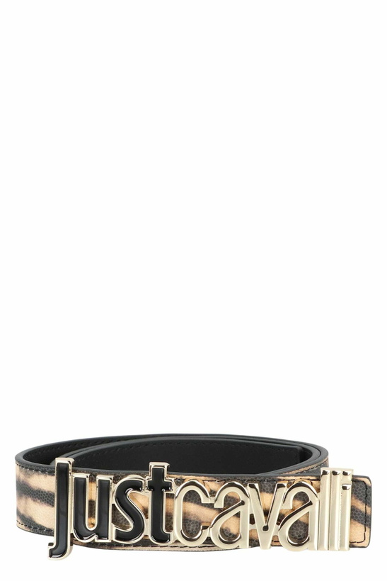 Photo: Just Cavalli Jc Patent Leather Belt Printed Leather Belt
