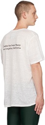 District Vision White Printed T-Shirt