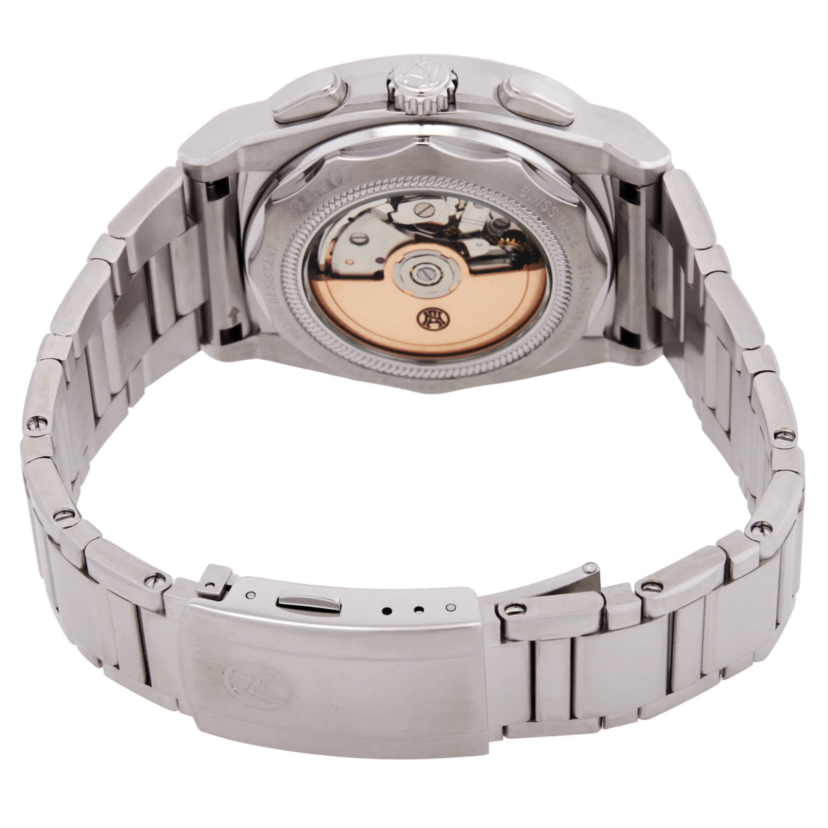 Armand Nicolet JH9 Chronograph Automatic Blue Dial Mens Watch A668HAA-BO-MA4670A