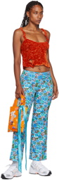 Collina Strada Blue Floral Lounge Pants