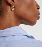 Prada Cutout logo earrings