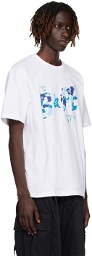BAPE White & Blue ABC Camo T-Shirt