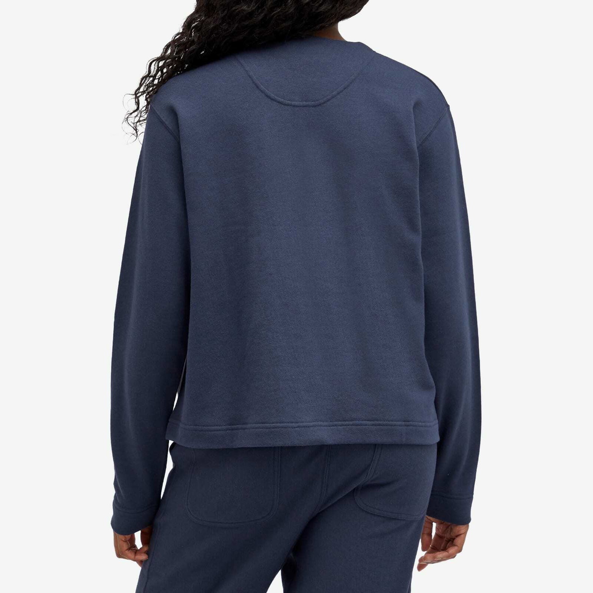 Snow Peak Women's Takibi Sweatshirt Cardigan in Navy