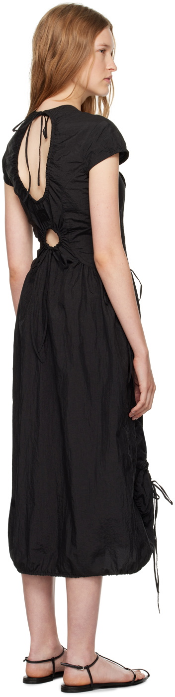 J.Kim Black Flower Maxi Dress