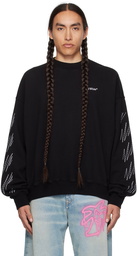 Off-White Black Stitch Diag Sweatshirt