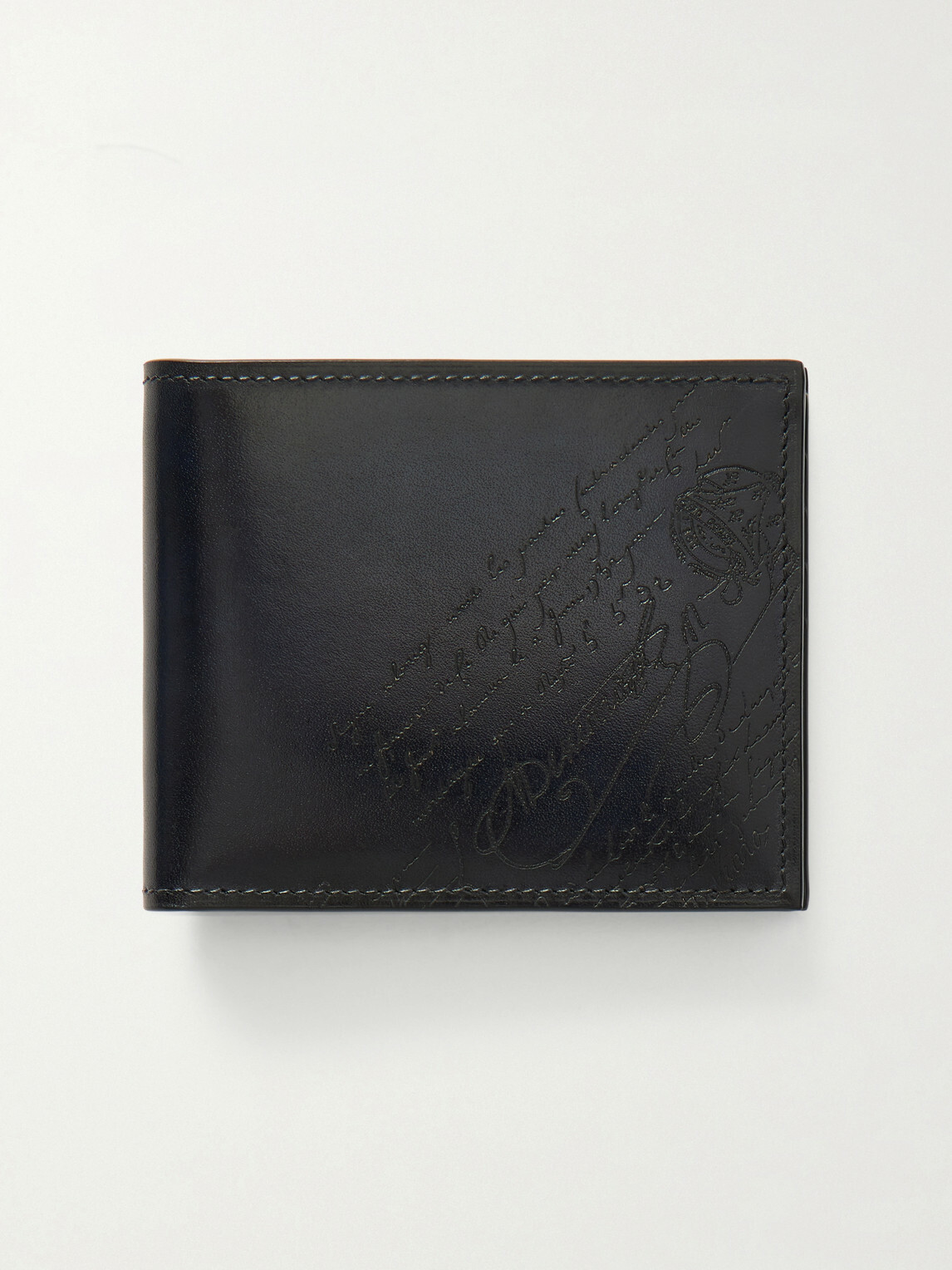Berluti - Makore Slim Scritto Venezia Leather Billfold Wallet