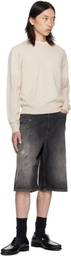 Acne Studios Beige Crewneck Sweater