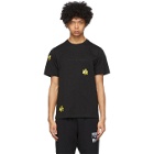 Perks and Mini SSENSE Exclusive Black Embroidered Logo T-Shirt