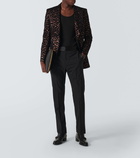 Tom Ford Atticus leopard-print tuxedo jacket