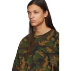 Off-White Green Camo All Over T-Shirt