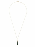 Mateo 14K Yellow Gold Onyx Bar Necklace