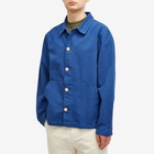 Armor-Lux Men's Fisherman Chore Jacket in Ocean