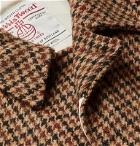 Beams Plus - Brown Harris Tweed Houndstooth Wool Overcoat - Brown