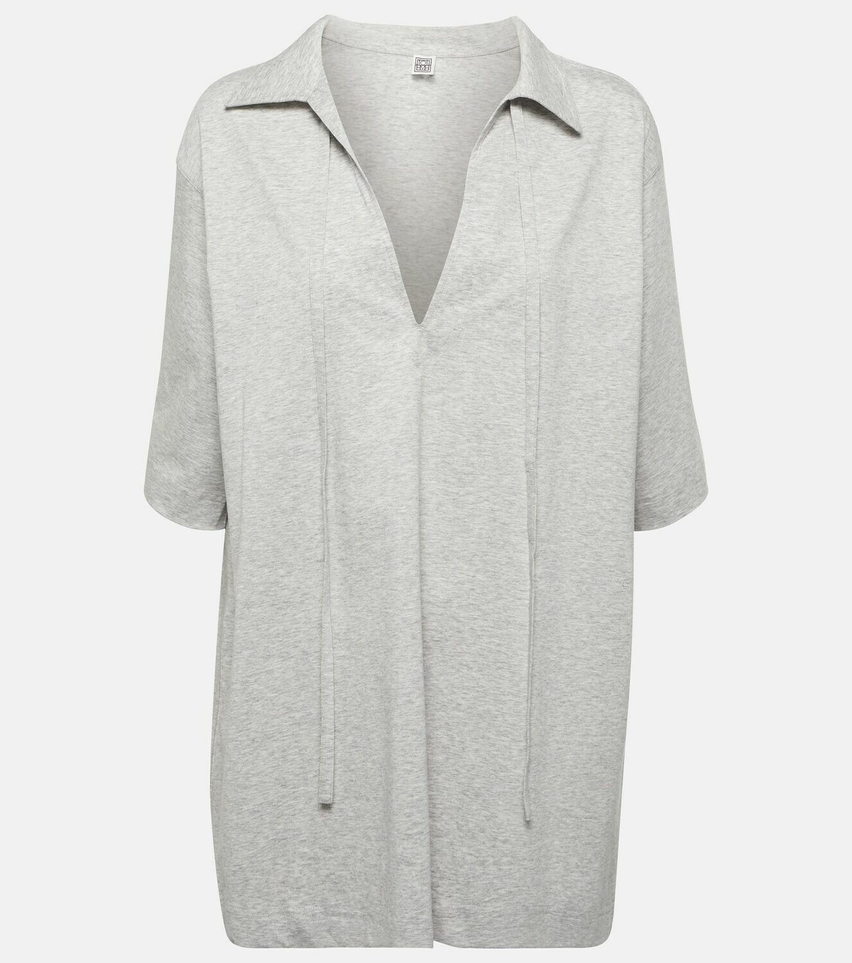 Toteme Tie-neck cotton top