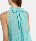 Lisa Marie Fernandez - Erica linen-blend gauze midi dress
