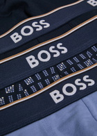 Boss Stretch-cotton Boxer Briefs set of Three Blue
